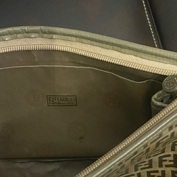 Fendi Coated Canvas Clutch - Picture 3 of 9